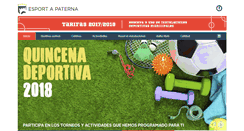 Desktop Screenshot of esport.paterna.es